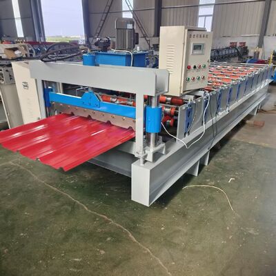 Good Price Automatic Double Layer IBR Roof Sheet Roll Forming Machine Glazed Tile Roll Forming Roof Sheets Making Machine