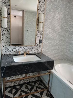 Mua Thép không gỉ Thạch cao phòng tắm Chất vệ sinh Nano Lớp phủ Mosaic Bồn rửa online manufacture