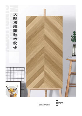Buy Rectangle Wooden Look Marble Ceramic Tile Plank 600x1200 online manufacture