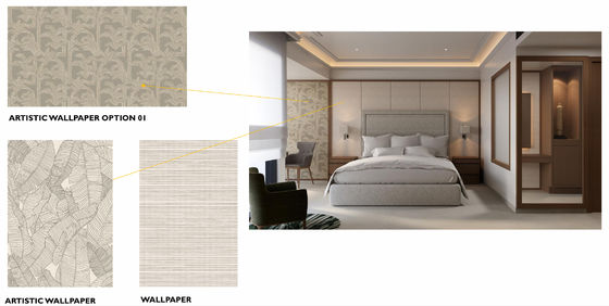 acheter ODM Mobilier commercial moderne pour hôtel, ensembles de chambre à coucher avec lit queen-size, étanche online manufacture