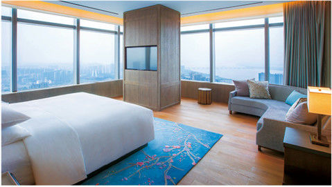 comprar Luxury Wood Veneer Hotel Muebles paquetes de dormitorio conjunto para el proyecto de la villa online manufacture