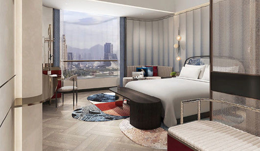 kupować Eleganckie, nowoczesne meble hotelowe, pakiety sypialniane, wykończenie fornirem, na zamówienie online manufacture