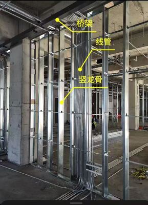 kopen Best Quality Drywall Partition Met De Accessoires. Fuber Tape/ Drywall Schroef/ Uitbreidingsbout/ Clip Met Metalen Hoekband zijn beschikbaar Makkelijk te installeren online manufacture