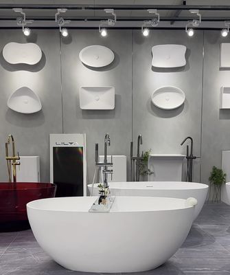 Hotelowa łazienka Premium Polerowana akrylowa wannia z wodorostem