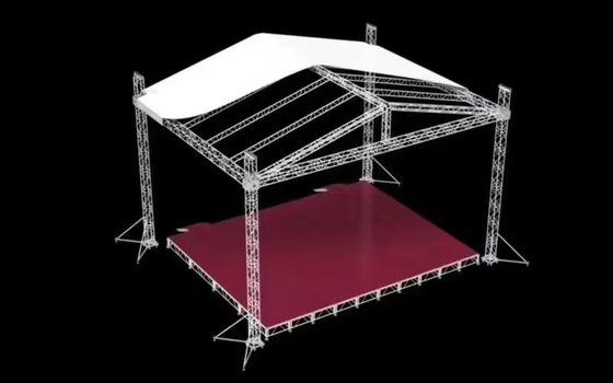 Tenda Kanopi Luar Ruangan Bergerak yang Dapat Disesuaikan Ukuran Besar Tugas Berat untuk Panggung Konser DJ