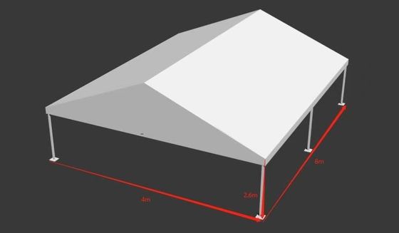 Tenda Luar Ruangan Tenda Pesta Pernikahan Acara Perjamuan 50kg