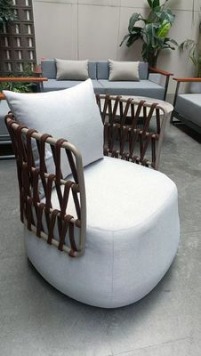 ODM UV Resistent Restaurant Cafeteria Outdoor Seating Dining Chair For Garden Courtyard