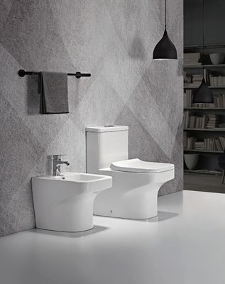 Hotel S Trap Flush One Piece Water Closet Closestool Toilet Washroom Bowl Flushing