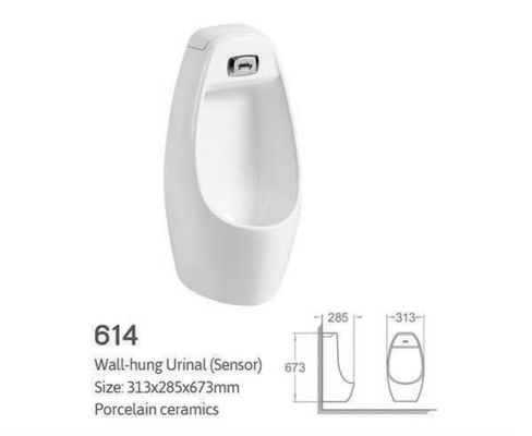 Water Saving WC Wall Hung Ceramic Urinal Bowl For Mens Public Bathroom Toilet