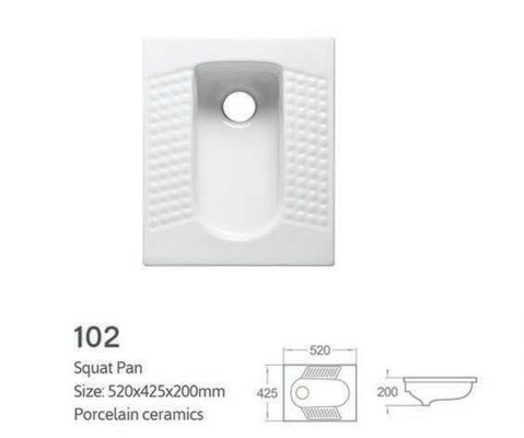 Public WC Toilets Bathroom Sanitary Ware Porcelain Ceramic Squatting Pan OEM