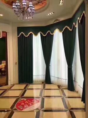 Readymade Rideaus Damask Jacquard Blackout Curtains For Living Room Bedroom Window