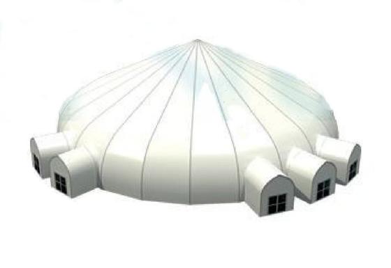 Tenda Gazebo Anti Angin ODM Besar Tugas Berat Komersial Tenda Kanopi Pameran Dagang Pertemuan