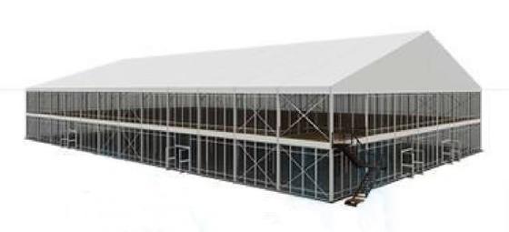 Commercial Large Double Decker Tent Aluminum Alloy ARC For Vip Wedding Sports Event