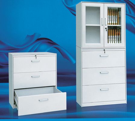 Adjustable Metal File Office Filling Cabinets With Shelves Doors And Glass