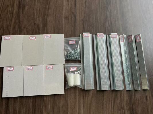 Common Project Paper-faced Plaster Gypsum Board Ceiling Soundproof Moisture-proof Fireproof Partition Wall Waterproof Gypsum Board/Firber Cement Board/Drywall Partition